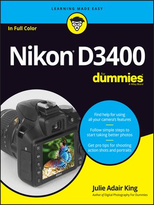 cover image of Nikon D3400 For Dummies